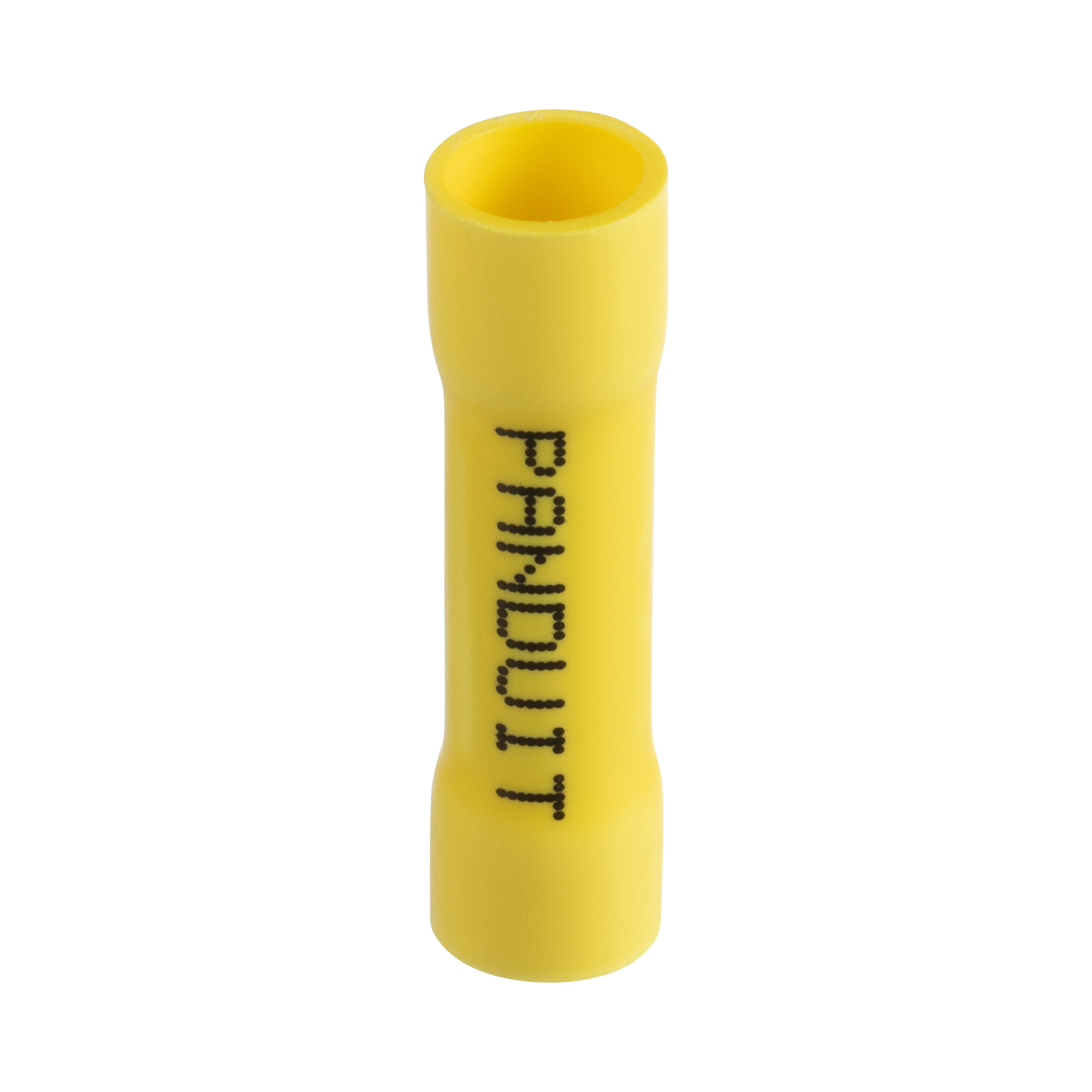 StrongHold ESV10BX-Q Butt Splice, Yellow, Vinyl, 1.22", 12-10 AWG, PK25