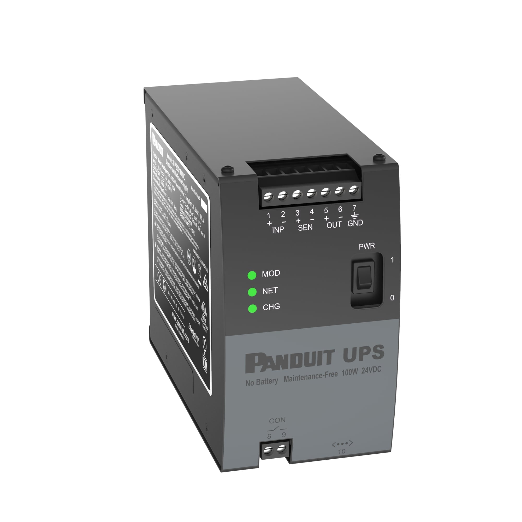 Uninterruptible Power Supply, 100 W, 24V DC