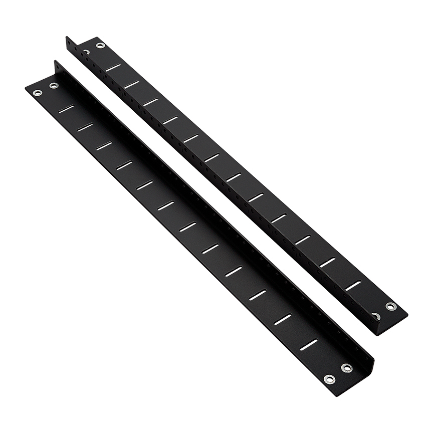 PZWMC18RR PanZone Rear Equipment Rail Kit, 29.8 in H x 0.8 in D, Black