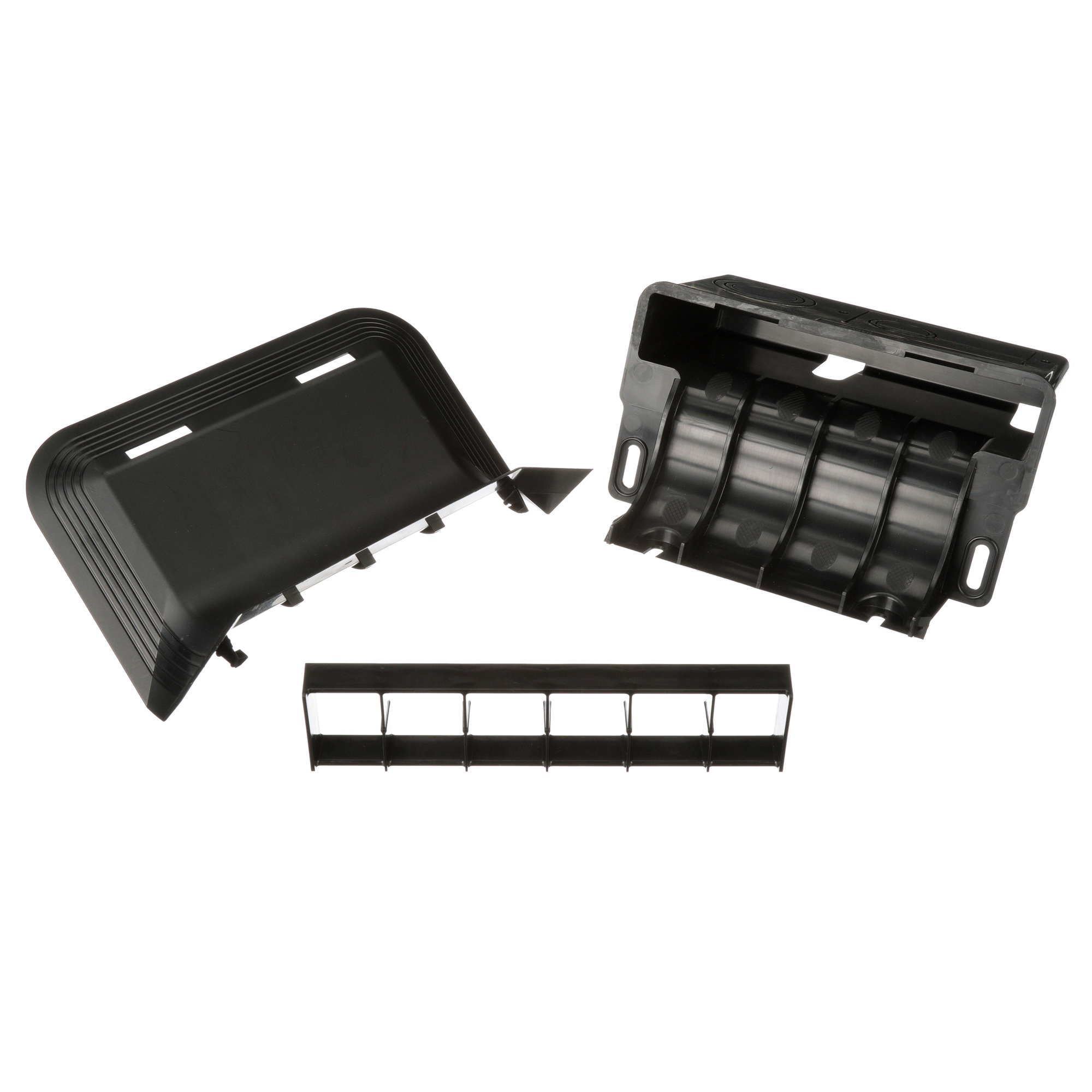 AFR4WTRIW Power Rated Rigid Wall Transition Fitting, For Use With Pan-Way Above Floor Raceway System, PVC, Off White