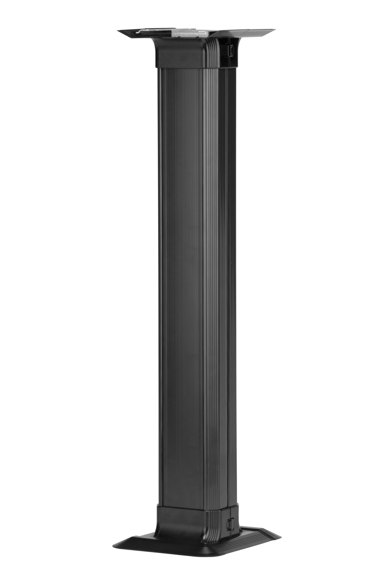 AFR4TBLGIW Power Rated Rigid Table Leg Fitting, For Use With Pan-Way Above Floor Raceway System, PVC, Off White