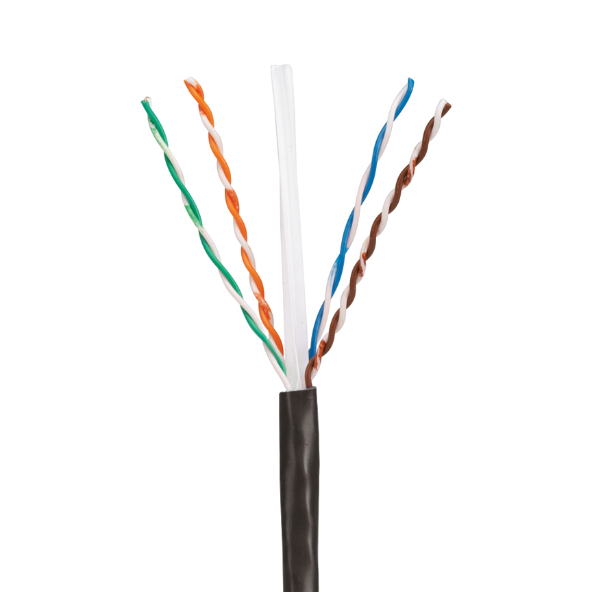 PUO6C04BL-CEG PanNet TX6 Cat 6 OSP Cable, 80 V, (4 Pairs) 23 AWG U/UTP Solid Copper Conductor, 305 m L