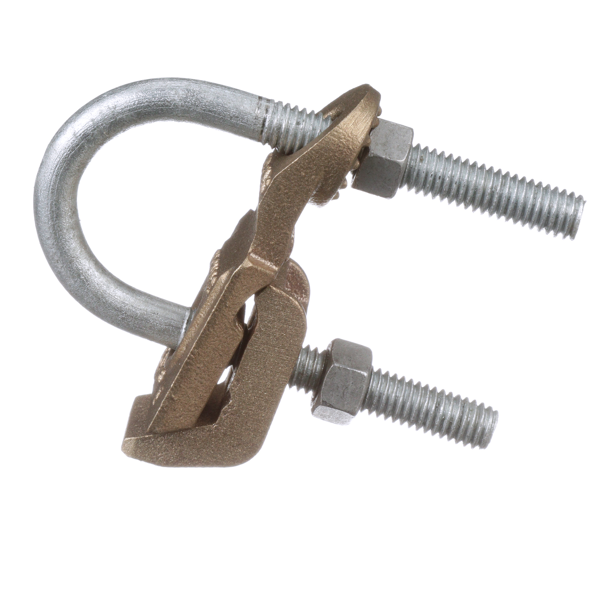 GAR440-3-3 Ground Pipe Clamp Connector, 4 to 4/0 AWG Conductor, Bronze