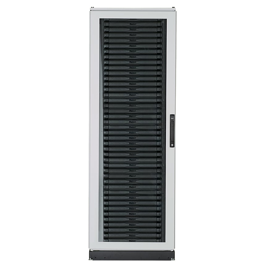 Micro Data Center, NEMA Type 12, 42RU, Solid Panels