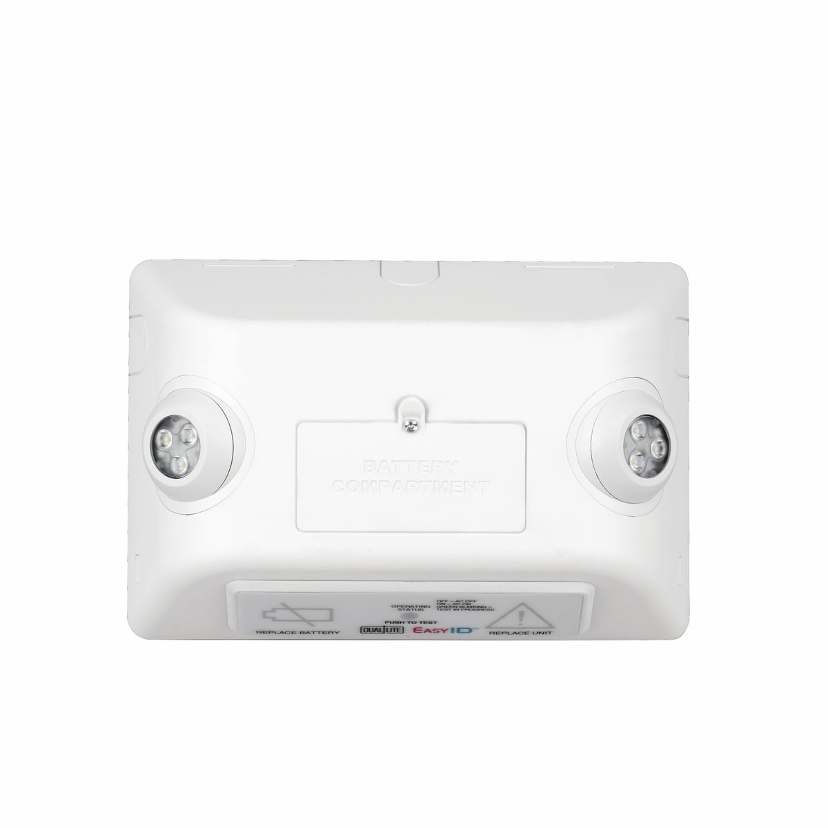 EVHC12I-06L High Lumen Emergency Light, 6 W LED Lamp, 120/277 V AC, 2 Heads, ABS