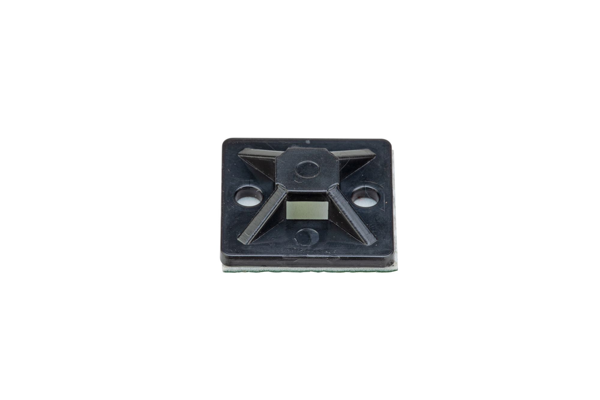 SMP18A-C0 Cable Tie Mount, 4-Way, Adhesive Mount, Nylon 6.6, Black