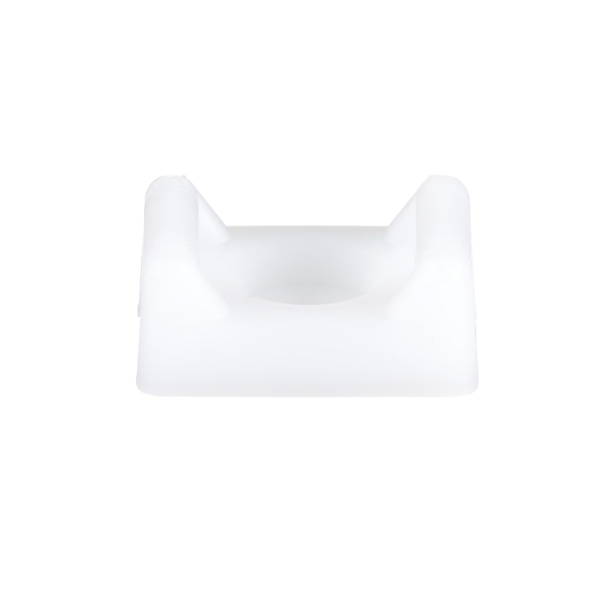 SSM3S8-M0 StrongHold Weather-Resistant Cable Tie Mount, 4-Way, Threaded Mount, Nylon 6.6, Black