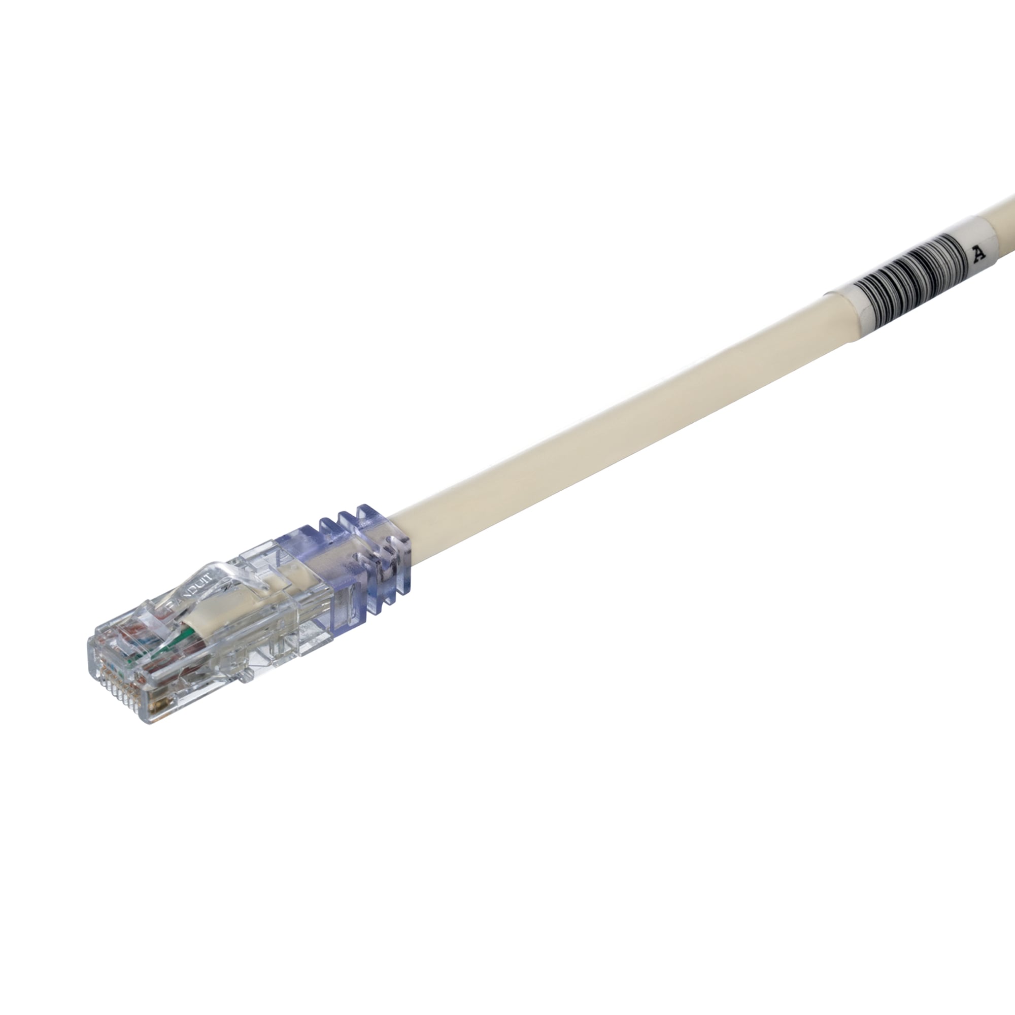 Cat 6A 24 AWG UTP Copper Patch Cord, 15 ft, White