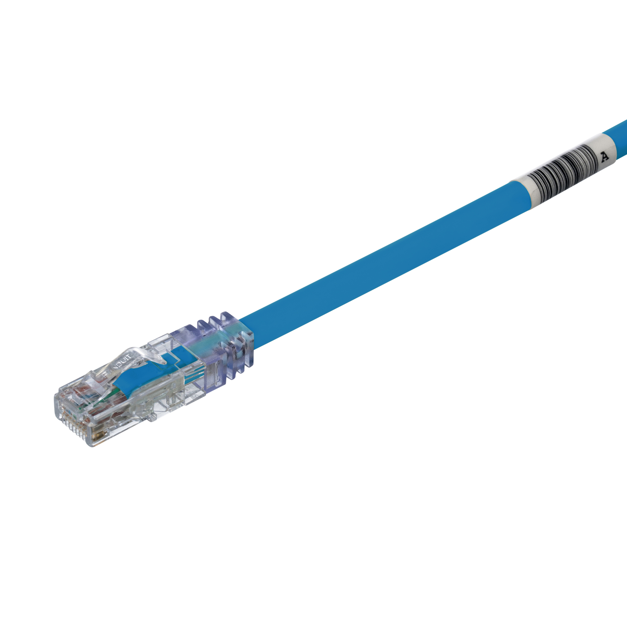 UTP6AX7MBU PanNet TX6A 10Gig Unshielded Patch Cord, Cat 6A, 24 AWG Solid Copper Conductor, RJ45 Modular Plug Connector, 7 m L Cord