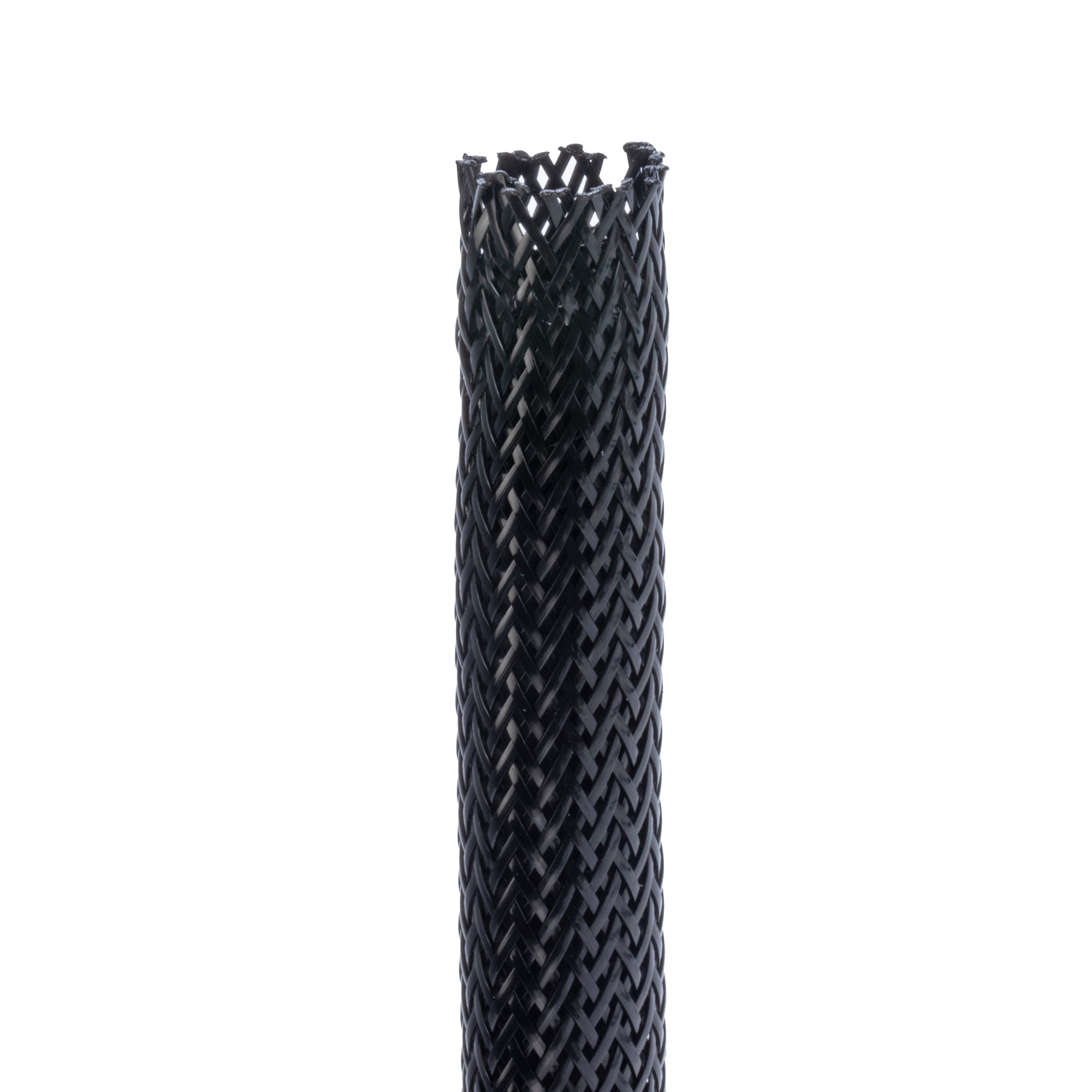Pan-Wrap SE200PS-LR0 Split Sleeving, Black, PET, 2" Nom Dia., 50', PK1