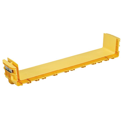 FRBC24X4LYL QuikLock Coupler, For Use With FiberRunner 24 x 4 Routing System, PC/ABS, Yellow