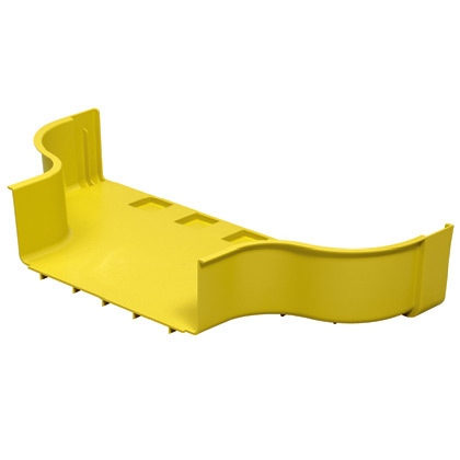 FRRF2412LYL Reducer, For Use With FiberRunner 12 x 4 Routing System, PC/ABS, Yellow