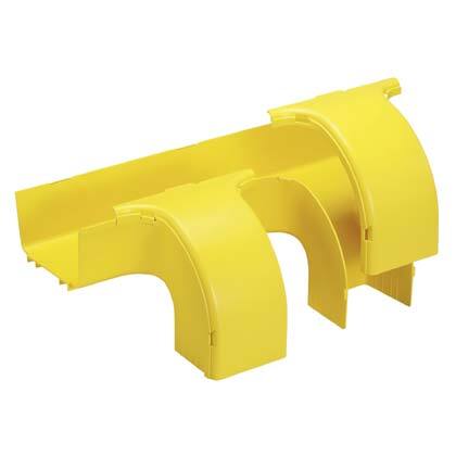 FRDDS6X4LYL Dual Downspout, 2 in Bend Radius, ABS/Polycarbonate, Yellow