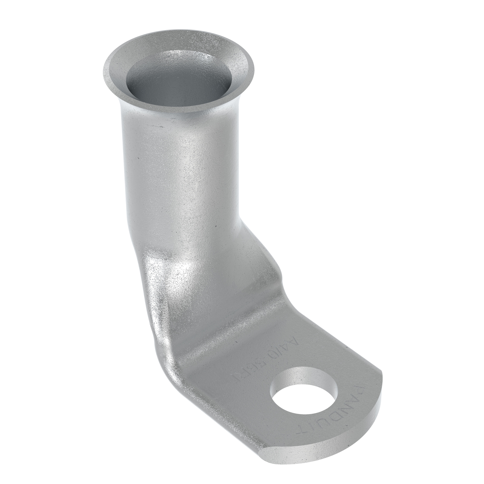 A4/0-56RF-C Pan-Lug Compression Battery Cable Lug, 4/0 AWG Class K Flex Conductor, 5/16 in Stud, Copper