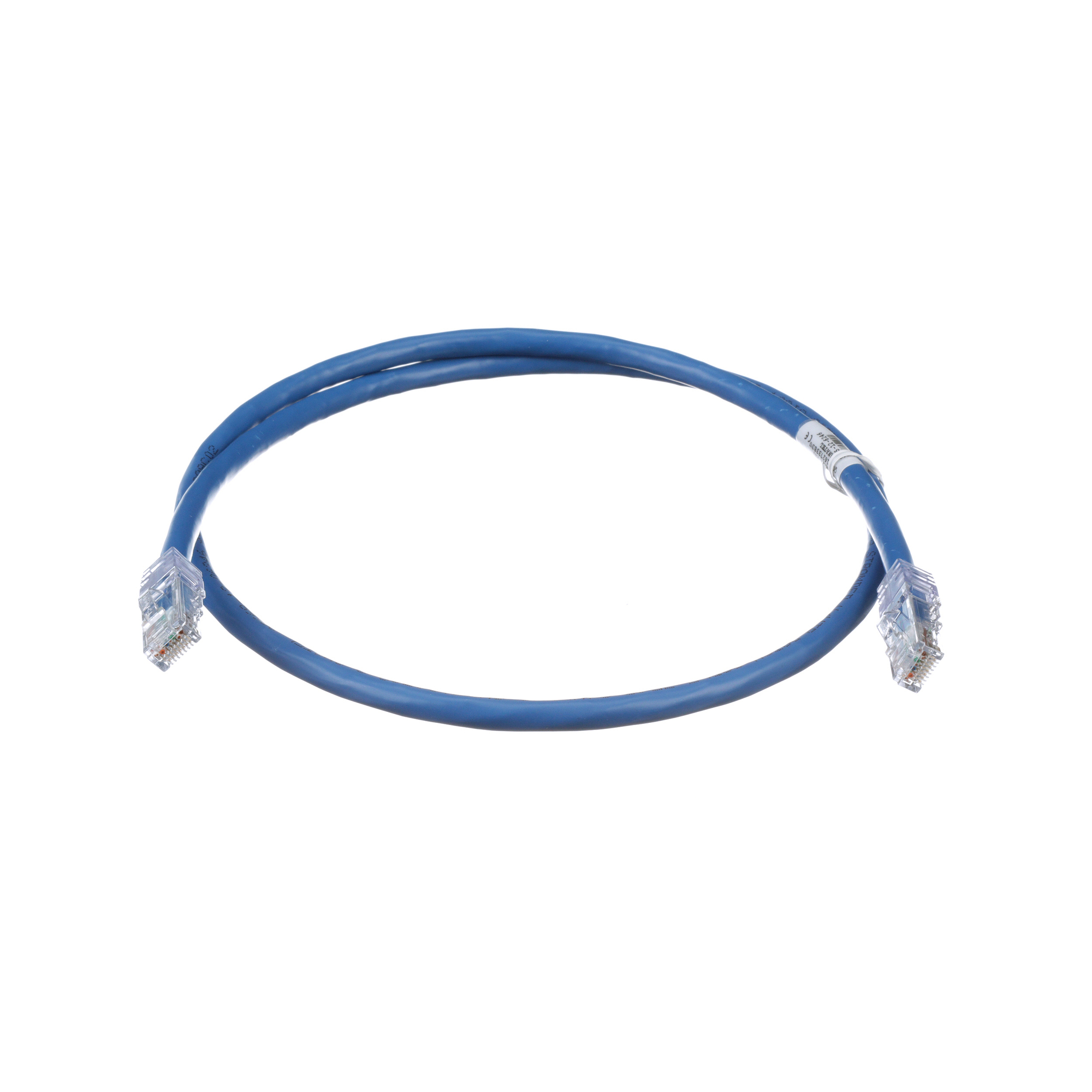 Patch cord, 24 AWG, Cat. 6A, RJ45, 2M, Gray