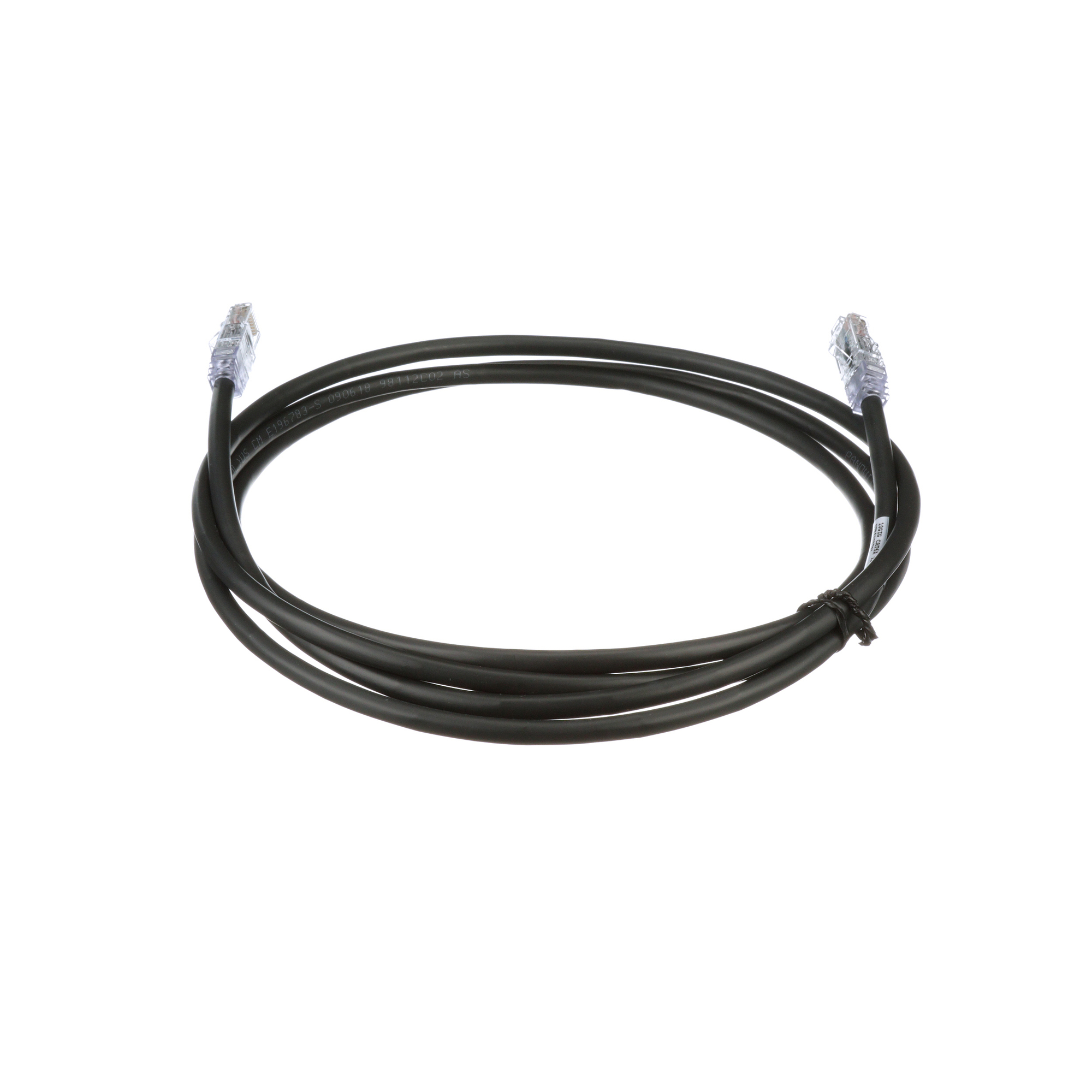 UTP6AX12MBL TX6A 10Gig Pan-Net CM Rated UTP Patch Cord, Cat 6a/Class EA, 24 AWG U/UTP Solid Copper Conductor, Modular Plug Connector, 12 m L Cord
