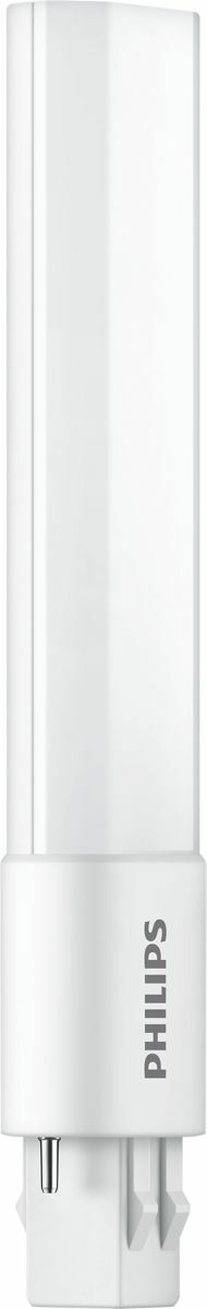 529586 InstantFit Dimmable LED Lamp, 5 W, 13 W Incandescent Equivalent, E26 Lamp, T8/E26 Shape, 580 Lumens