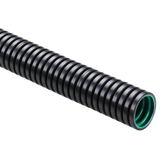 XPCST-12BG.50 PMA 3-Layer Heavy Duty Course Profile Flexible Conduit, NW12 Trade, 11.8 mm ID x 15.8 mm OD, 50 m L, Polyamide 6/12
