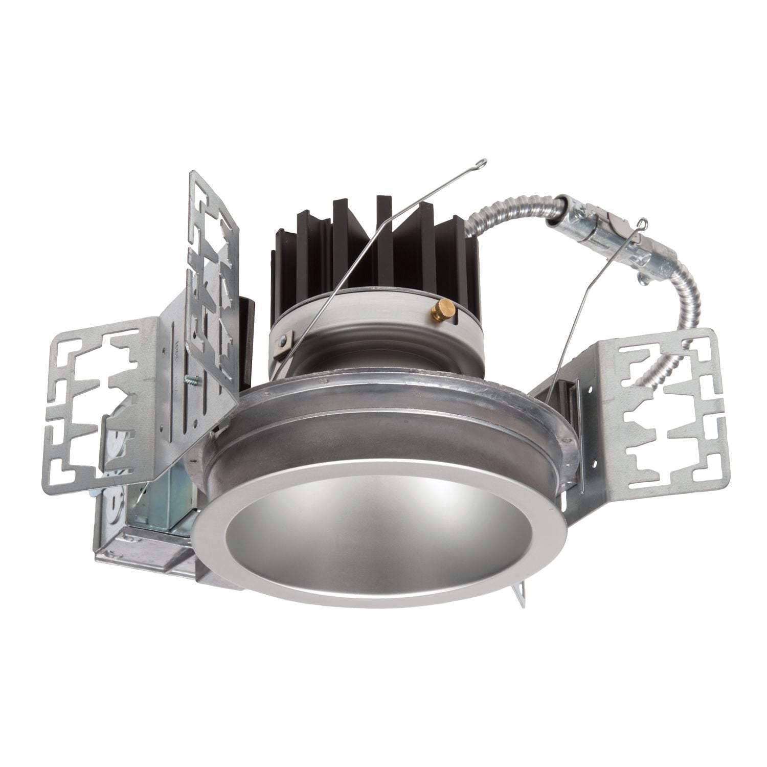 EU4B10208040 Round Standard Universal LED Module, 11/15.5/21.2 W Fixture, 4 in Ceiling Opening, 120/277 V, Die-Cast Aluminum Housing