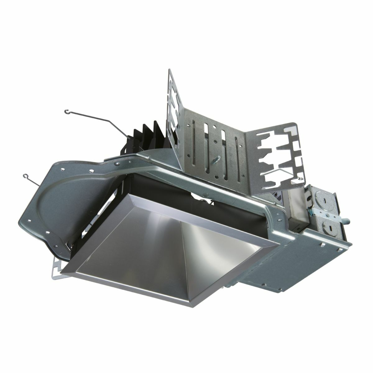 LD6B60D010TE LD6B New Construction Rectangular Downlight Housing, LED Lamp, Non-IC Insulation, 120 to 277 V, 6-3/8 in Ceiling Opening, Die-Cast Aluminum Housing