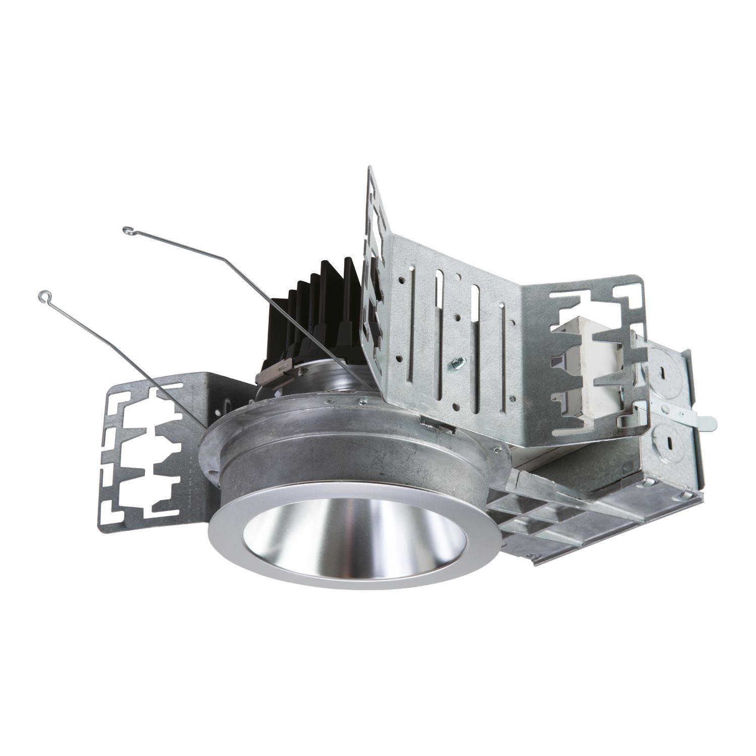 LD4B15D010 LD4B New Construction Rectangular Downlight Housing, LED Lamp, Non-IC Insulation, 120 to 277 V, 5-1/8 in Ceiling Opening, Die-Cast Aluminum Housing
