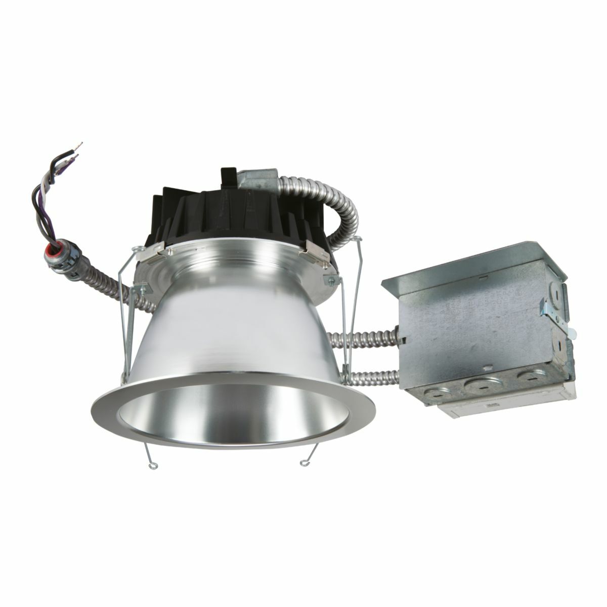 ABR8P Adapter Ring, For Use With 9 in OD LDRT6B/LDRT67B LED 6 in Round Retrofit Downlight, 6 in Aperture, Recessed Mount