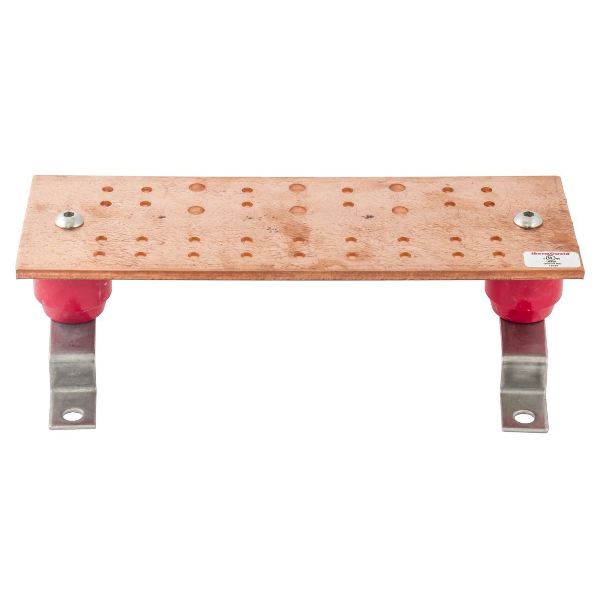 HBBB14412 Bus Bar, 12 in L, 36 Holes, Copper