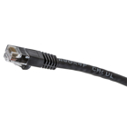 Copper Solutions, Patch Cord,NETSELECT, CAT6, Slim Style, Black, 3' Length