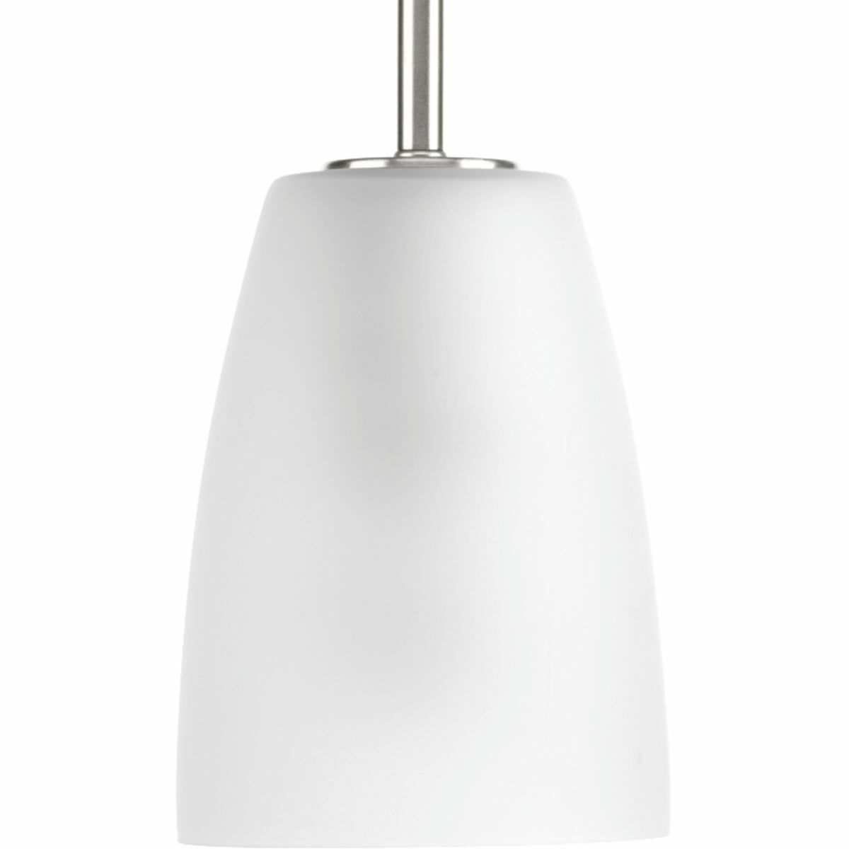 P500029-009 Leap Modern/Transitional Mini Pendant, (1) A19 Lamp, 120 V AC, Brushed Nickel Plated Housing
