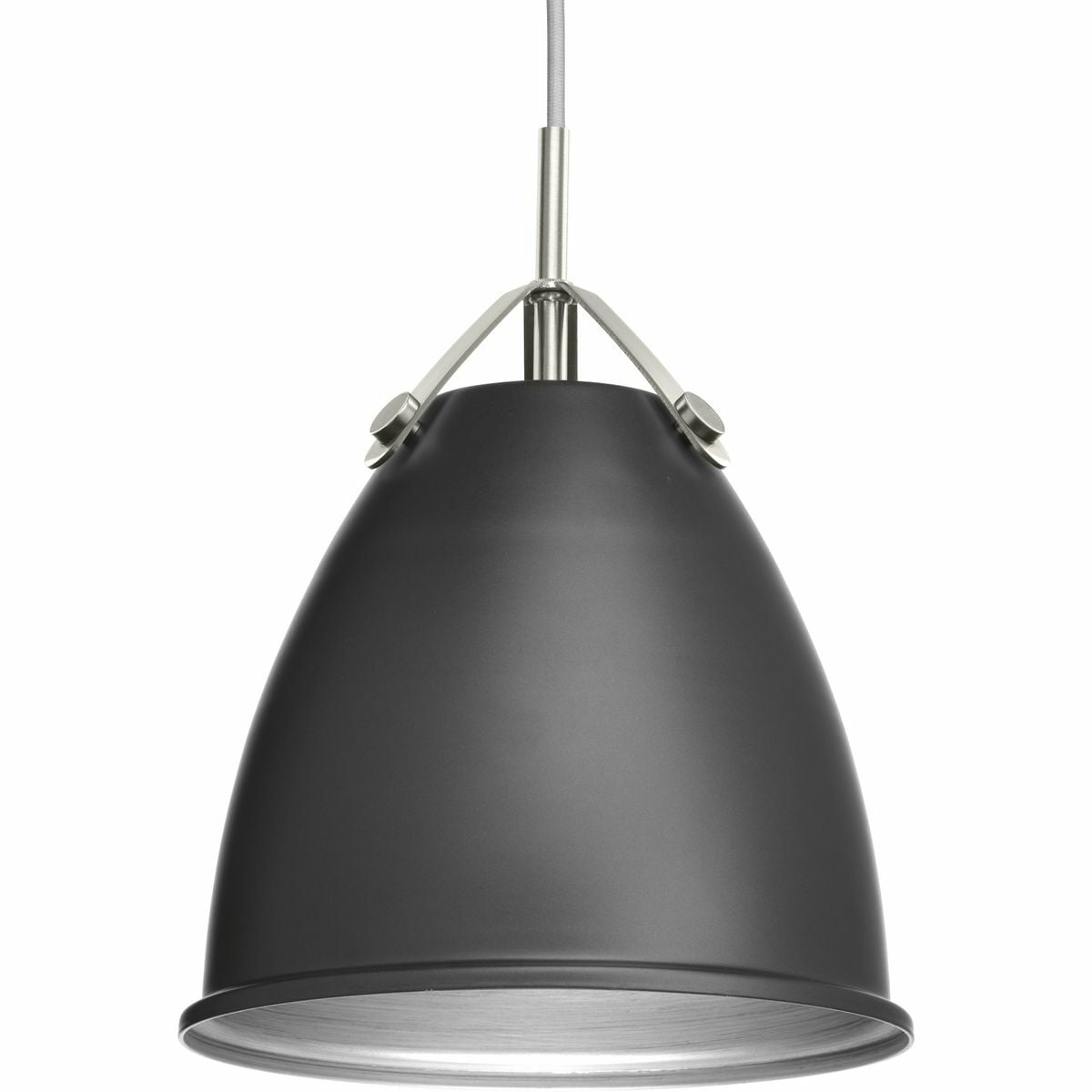 P500051-143 Tre Contemporary/Modern Pendant Fixture, (1) Lamp, 100 W Fixture, 120 V AC, Graphite Painted Housing