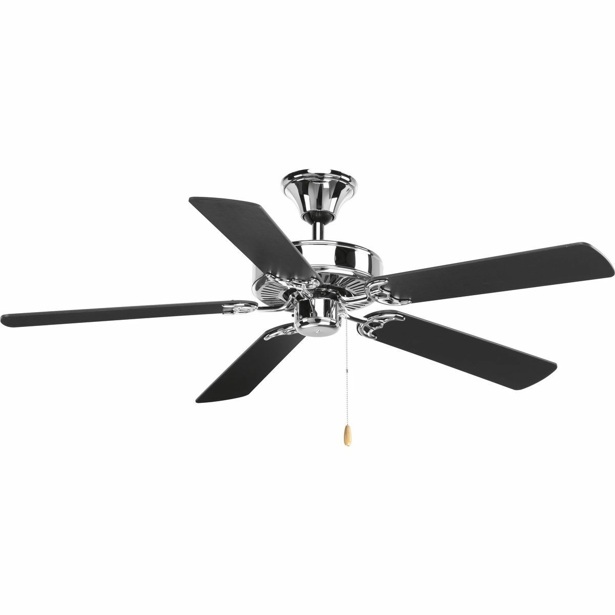 P2501-15 Transitional Ceiling Fan, 12 deg Blade Pitch, Steel Housing, Hybrid MDF/Plywood Blade, 4406 cfm Flow Rate