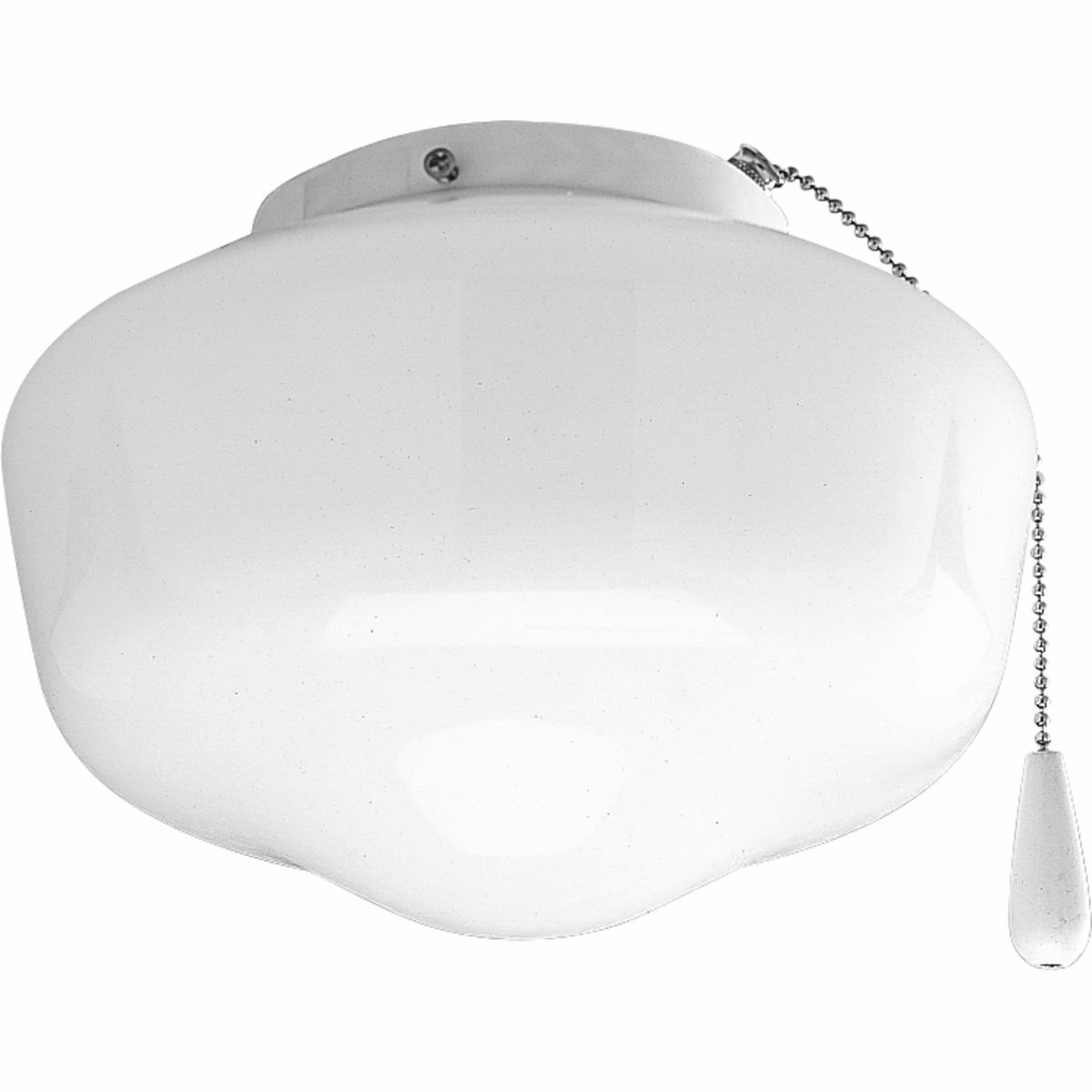 P2601-30WB Pre-Wired Ceiling Fan Light Kit, (1) LED Lamp, 120 V AC, White Painted Housing