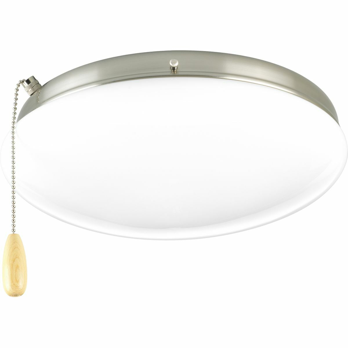 P2602-09WB Pre-Wired Ceiling Fan Light Kit, (2) LED Lamp, 120 V AC, Brushed Nickel Plated Housing