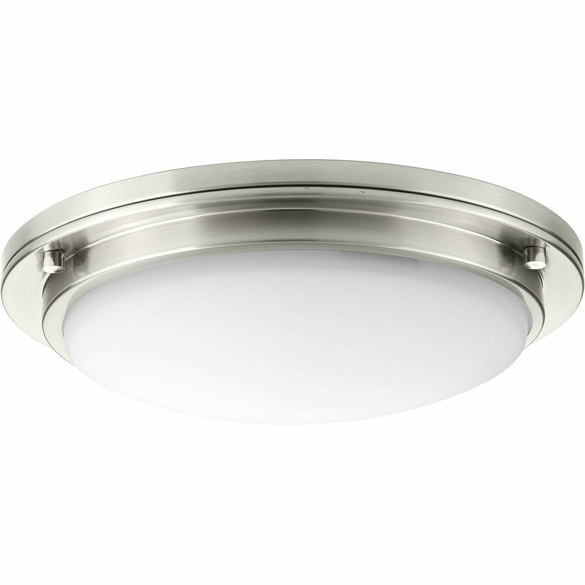 P350070-009-30 Apogee/P350070 Close to Ceiling Flush Mount Lighting, (1) Lamp, 120 to 277 V AC, Brushed Nickel Plated Housing
