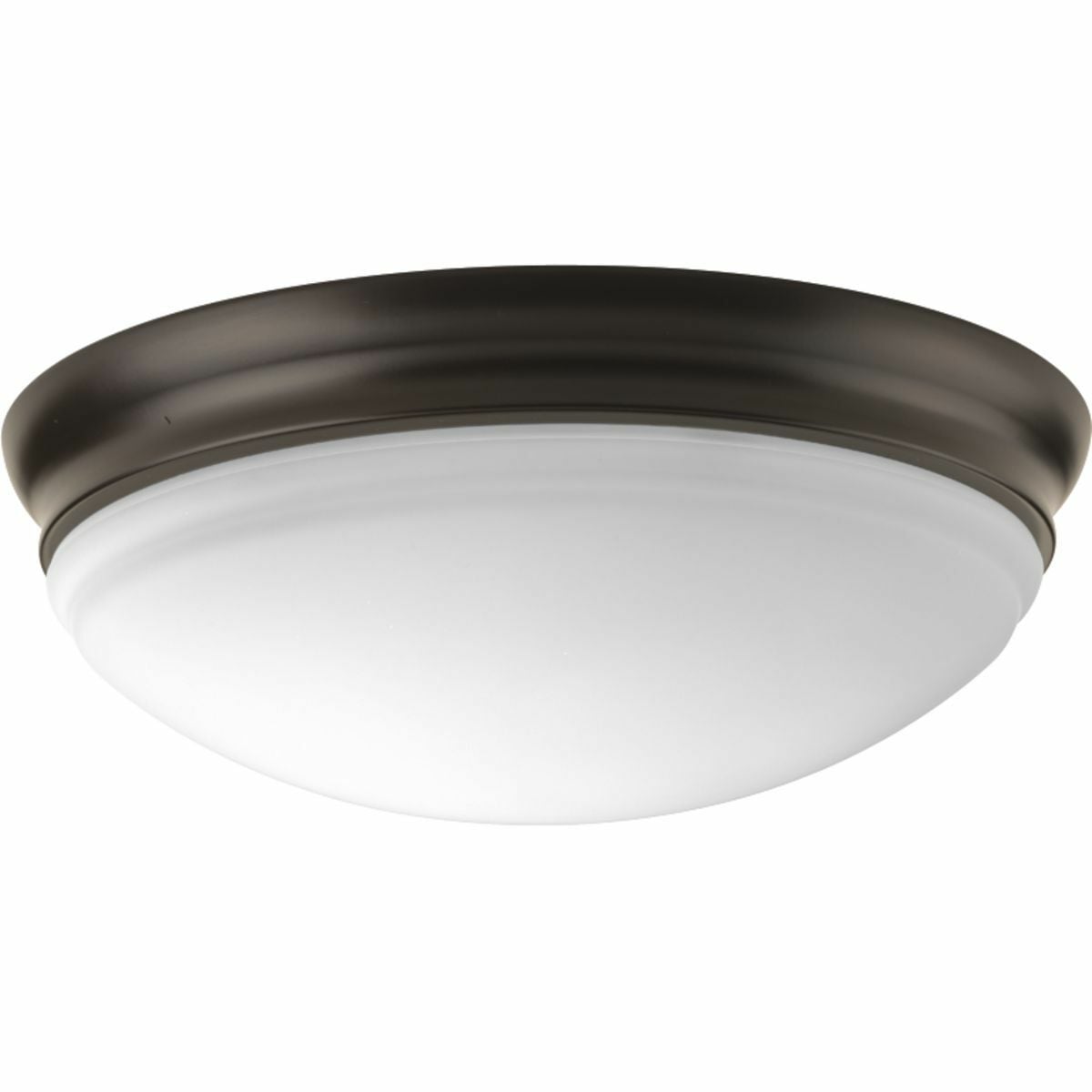 P350100-020-30 Close to Ceiling Flush Mount Lighting, (1) Lamp, 120 V AC, Antique Bronze Painted Housing
