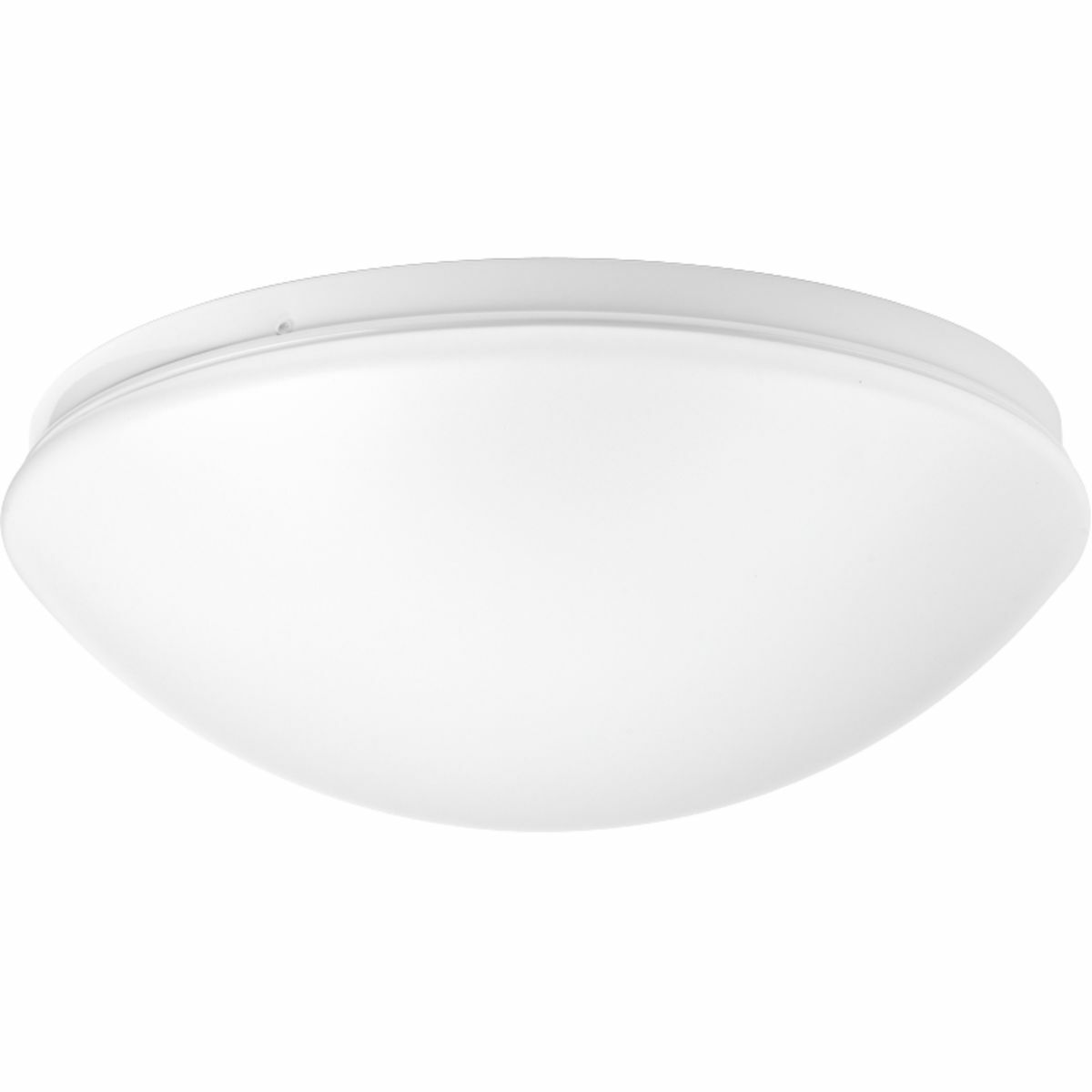 P730008-030-30 Close to Ceiling Flush Mount Lighting, (1) Lamp, 120 V AC, White Painted Housing