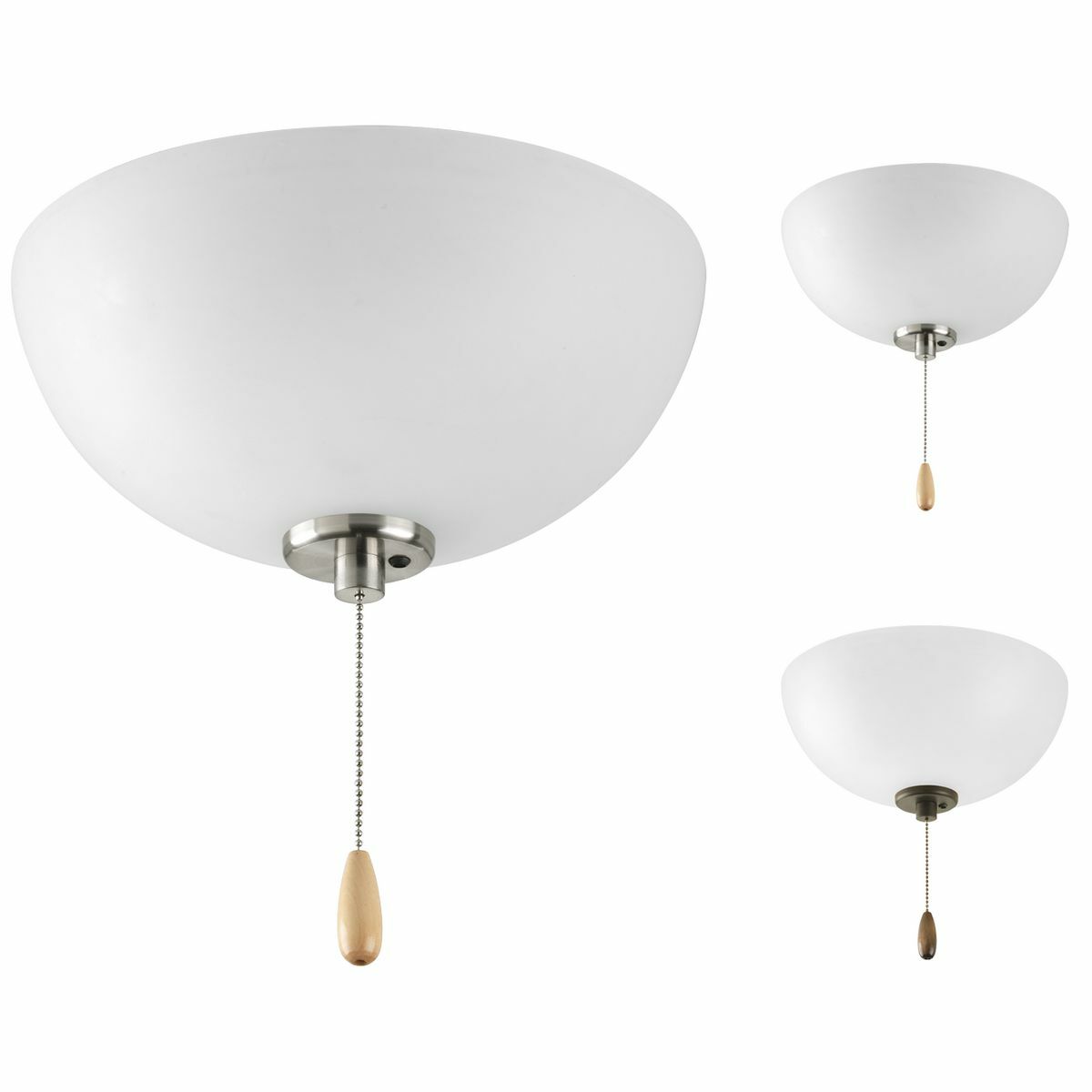 P2650-01WB Pre-Wired Ceiling Fan Light Kit, (2) LED Lamp, 120 V AC, Unfinished Housing