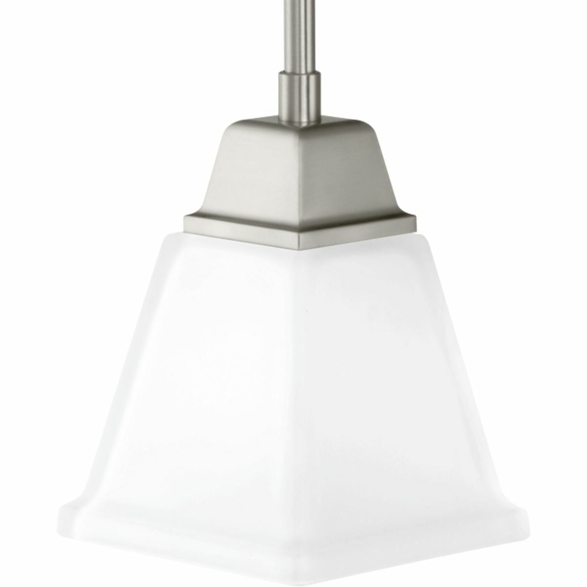 P500125-009 Clifton Heights Craftsman Mini-Pendant, (1) Lamp, 120 V AC, Brushed Nickel Plated Housing