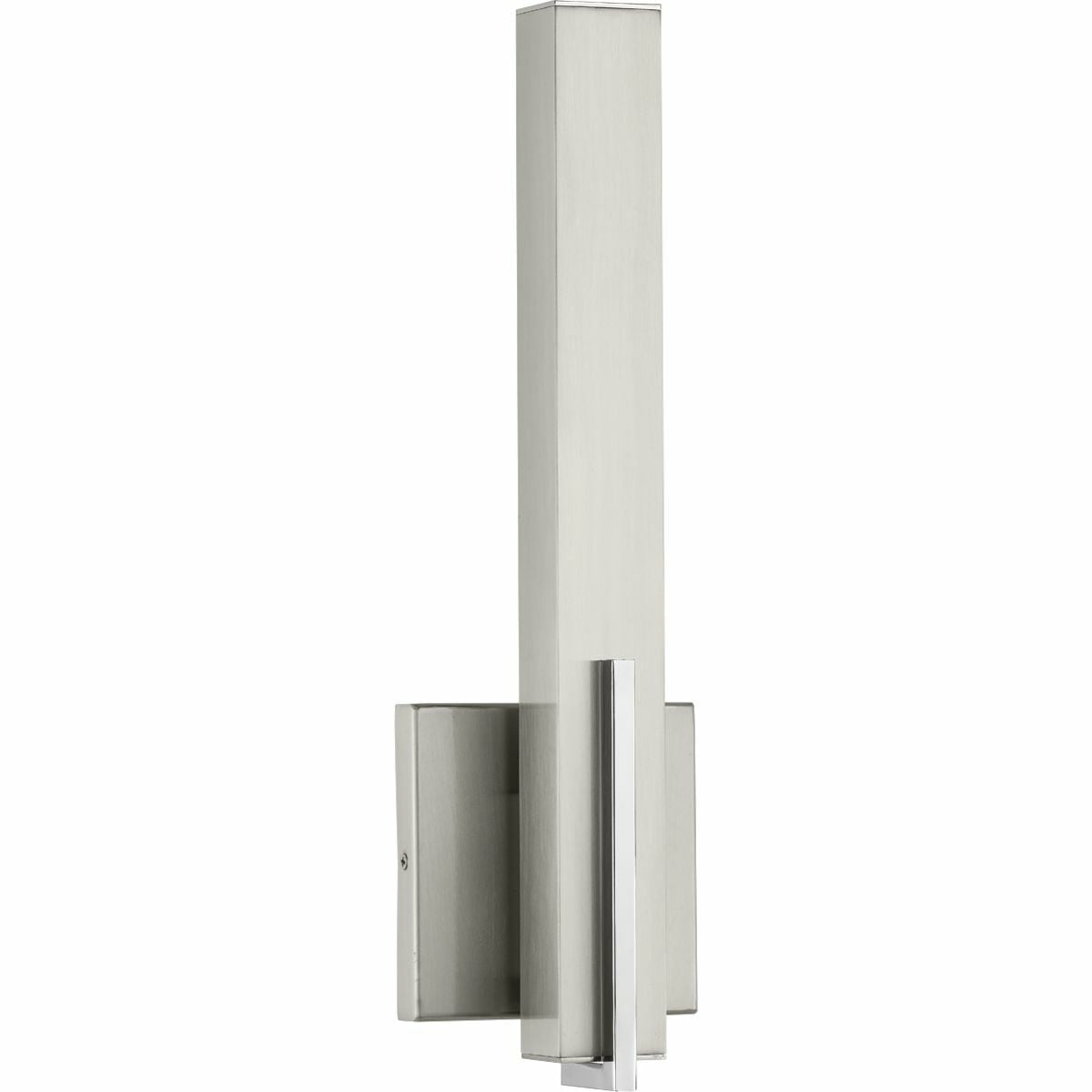 P710051-009-30 Planck LED/P710051 Mid-Century Modern/Modern/Luxe Wall Sconce, (1) Lamp, 120 V AC, Brushed Nickel Plated Housing