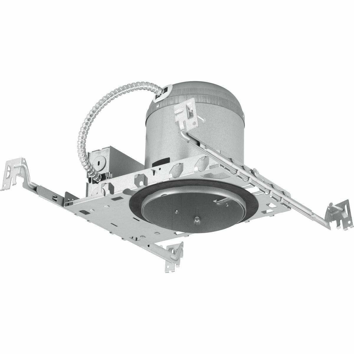 P851-ICAT Airtight Utilitarian/Commodity Recessed Housing, Incandescent Lamp, 120 V AC, 5-5/8 in Ceiling Opening, Steel Housing