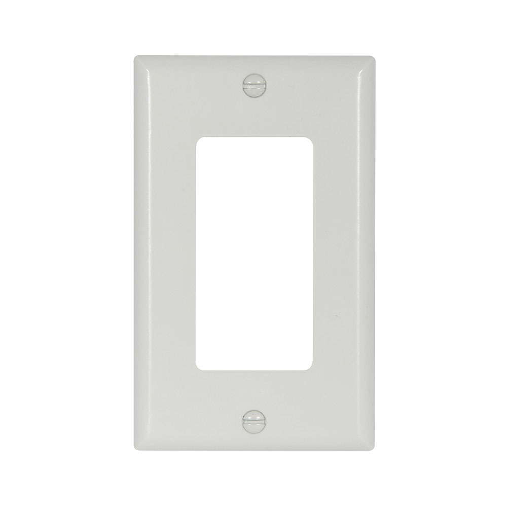 2151W-BOX Arrow Hart Standard Decorative Wall Plate, 1 Gangs, 2-3/4 in W x 4-1/2 in H, Thermoset, White
