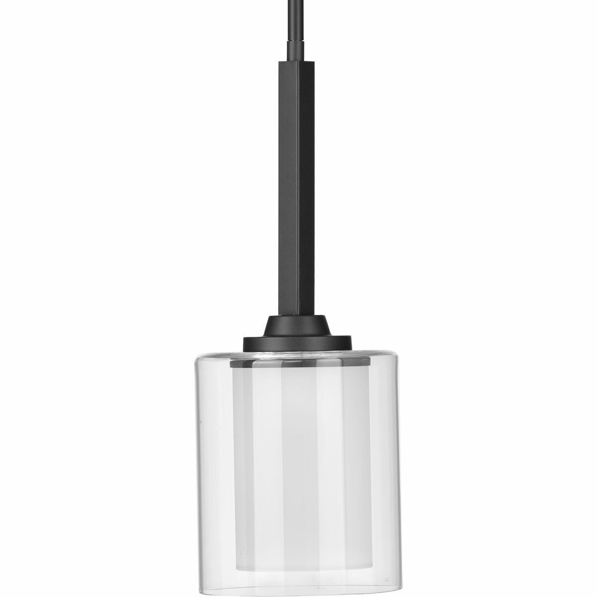 P500103-143 Kene Pendant Light, (1) A19 Lamp, 120 V, Graphite Housing