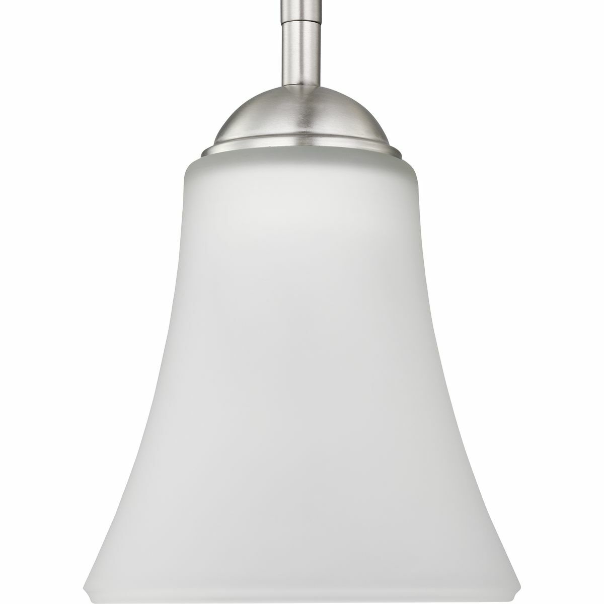 P500288-009 Classic Pendant Light, (1) A19 Lamp, 120 V, Brushed Nickel Housing