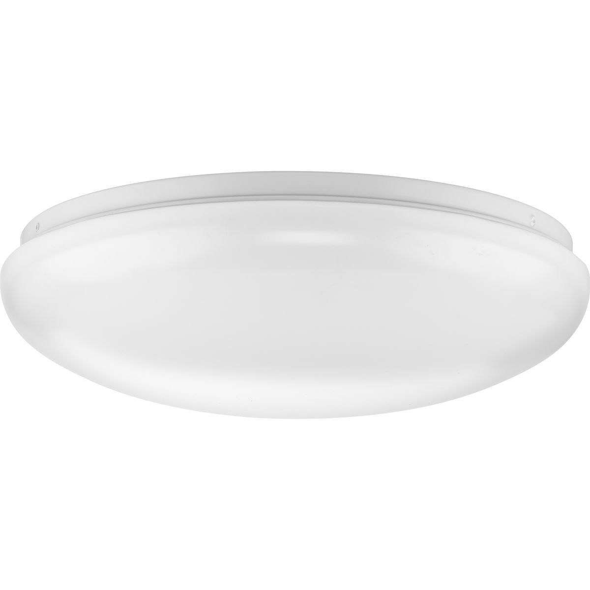 P810026-030-30 Cloud Flush Mount Light, (1) Lamp, 120 V, White Housing