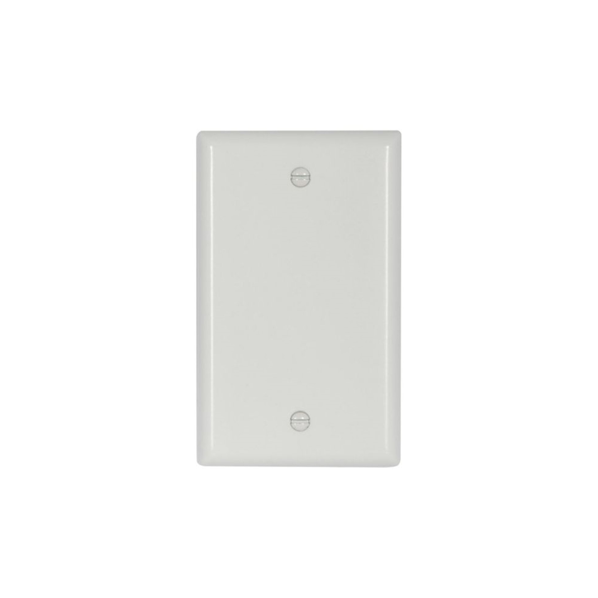 2129W-BOX Arrow Hart 2000 Standard Blank Wall Plate, 1 Gangs, 2-3/4 in W x 4-1/2 in H, Thermoset, White