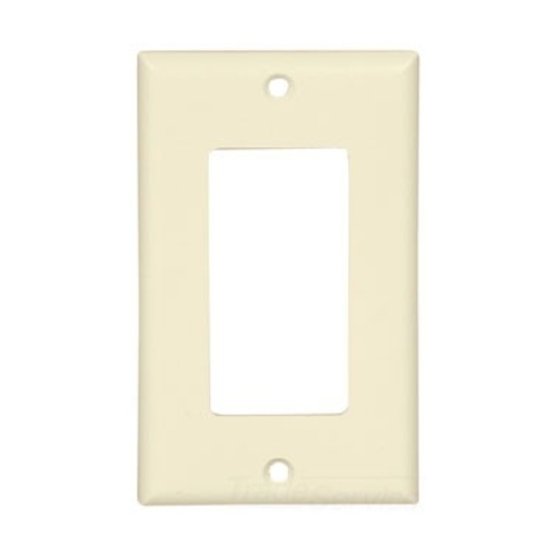 2151LA-BOX Arrow Hart Standard Decorative Wall Plate, 1 Gangs, 2-3/4 in W x 4-1/2 in H, Thermoset, Light Almond