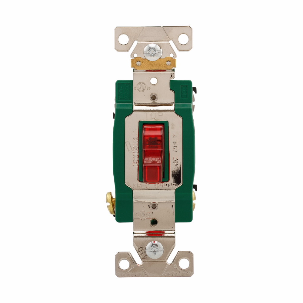 3032PL Arrow Hart Toggle Switch, 120/277 VAC, 30 A, 1/2 hp Power Rating