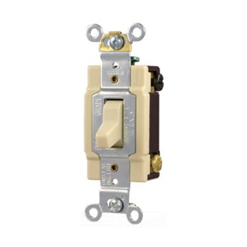 CS415W-BU Arrow Hart CS Series 4-Way Commercial/Specification Grade Heavy Duty Toggle Switch, 120/277 V AC, 15 A, 1/2, 2 hp Power Rating