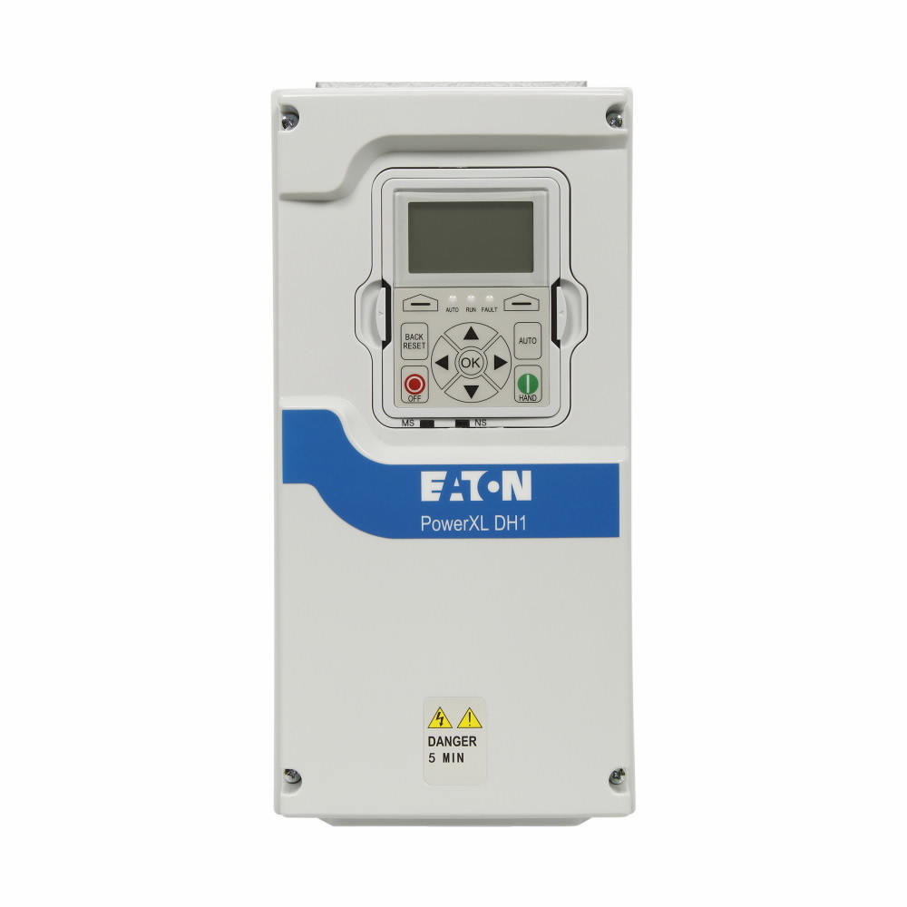dh1-343d3dn-c21c DH1 Variable Frequency Drive, 380 to 480 V AC, 3.30 A, 1.50 hp, 7.91 in W