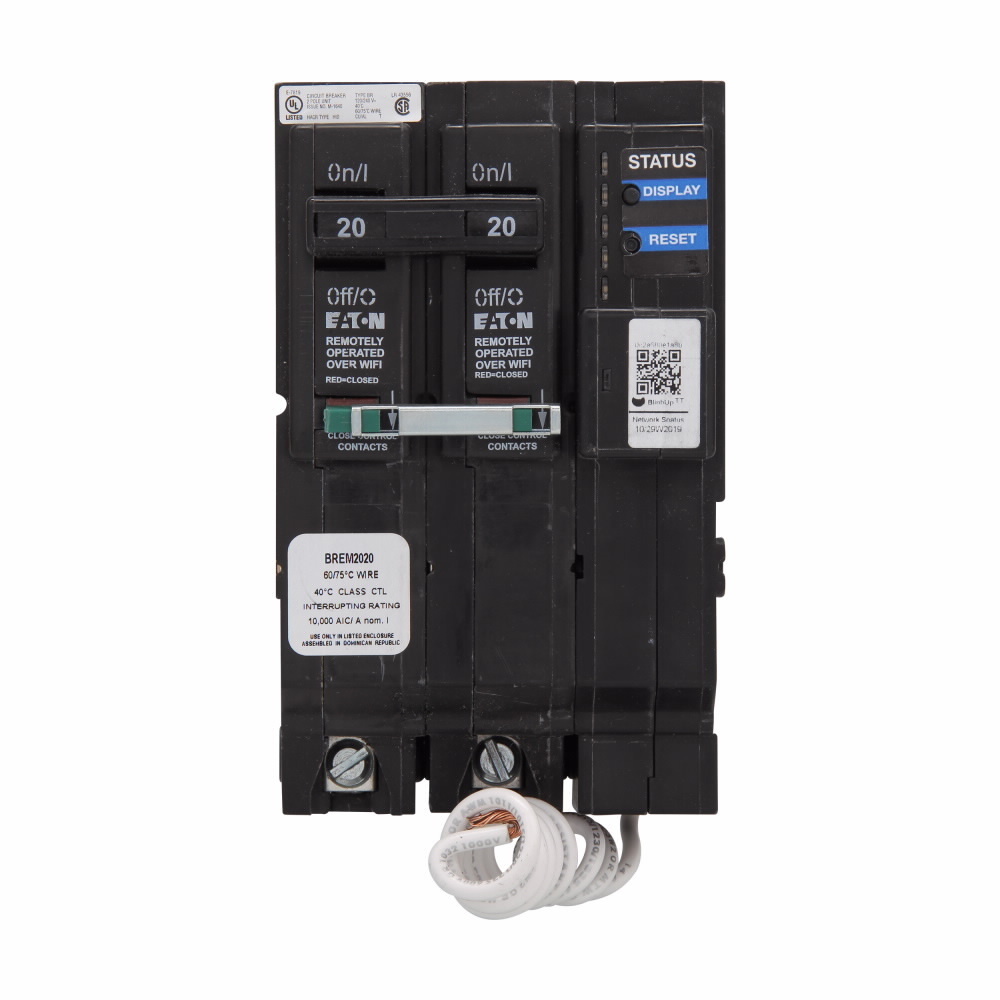 BREM2050 Type BR Energy Management Circuit Breaker, 120/240 VAC, 50 A, 2 Poles